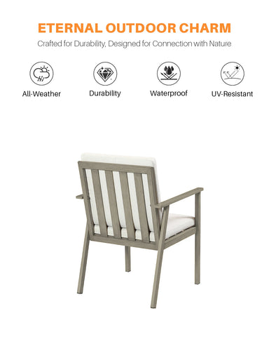 HearthHaven™ OakVista Luxe 9-Piece Outdoor Dining Set