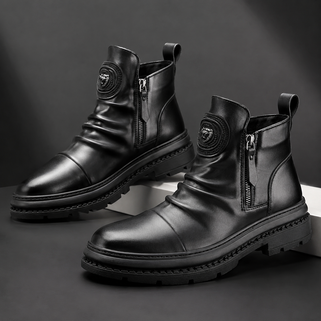 GENTELUXIO™ Monarch Chelsea Boots – Premium Waterproof Rubber Boots