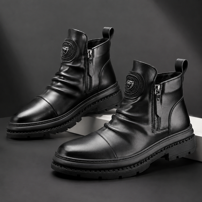 GENTELUXIO™ Monarch Chelsea Boots – Premium Waterproof Rubber Boots