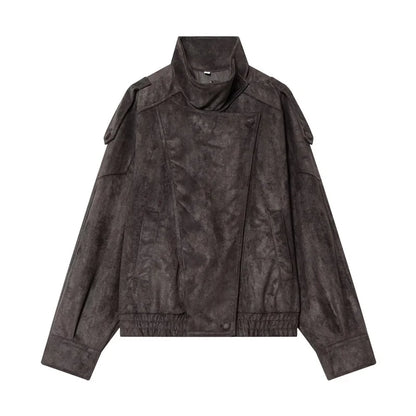 Genteluxio™ The Amara Faux Leather Jacket