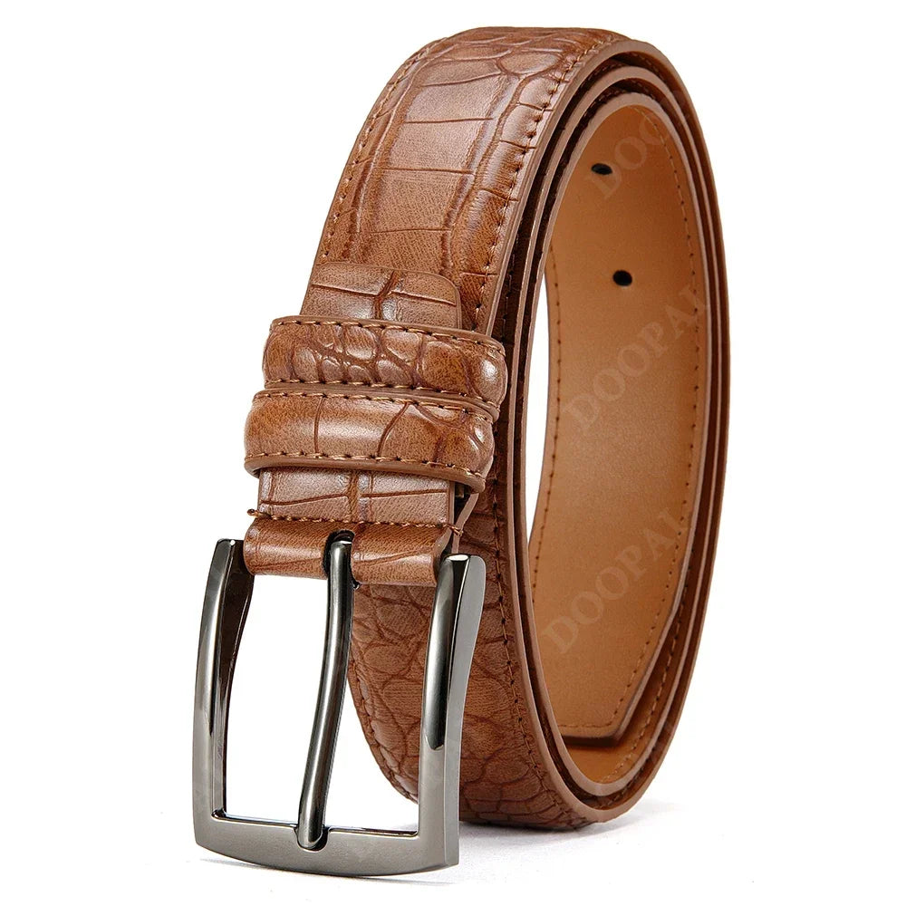 GENTELUXIO™ Sovereign Automatic Leather Belt – Premium Luxury Dress Belt