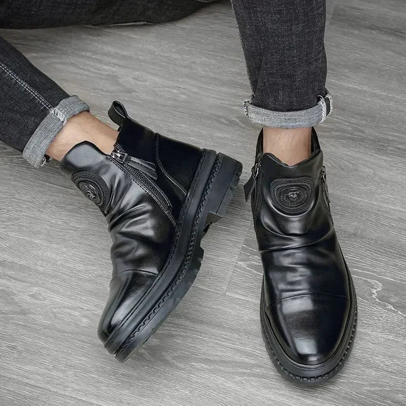 GENTELUXIO™ Monarch Chelsea Boots – Premium Waterproof Rubber Boots