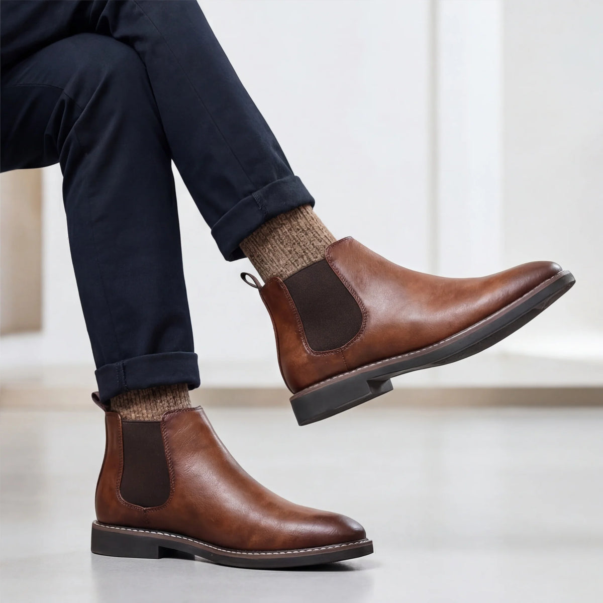 GENTELUXIO™ Sovereign Men’s Retro Chelsea Boots