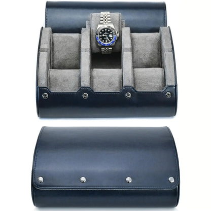 GENTELUXIO™ VoyageSix 6-Slot Watch Travel Case