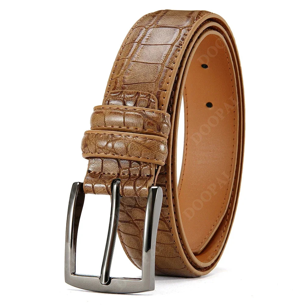 GENTELUXIO™ Sovereign Automatic Leather Belt – Premium Luxury Dress Belt