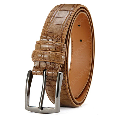 GENTELUXIO™ Sovereign Automatic Leather Belt – Premium Luxury Dress Belt