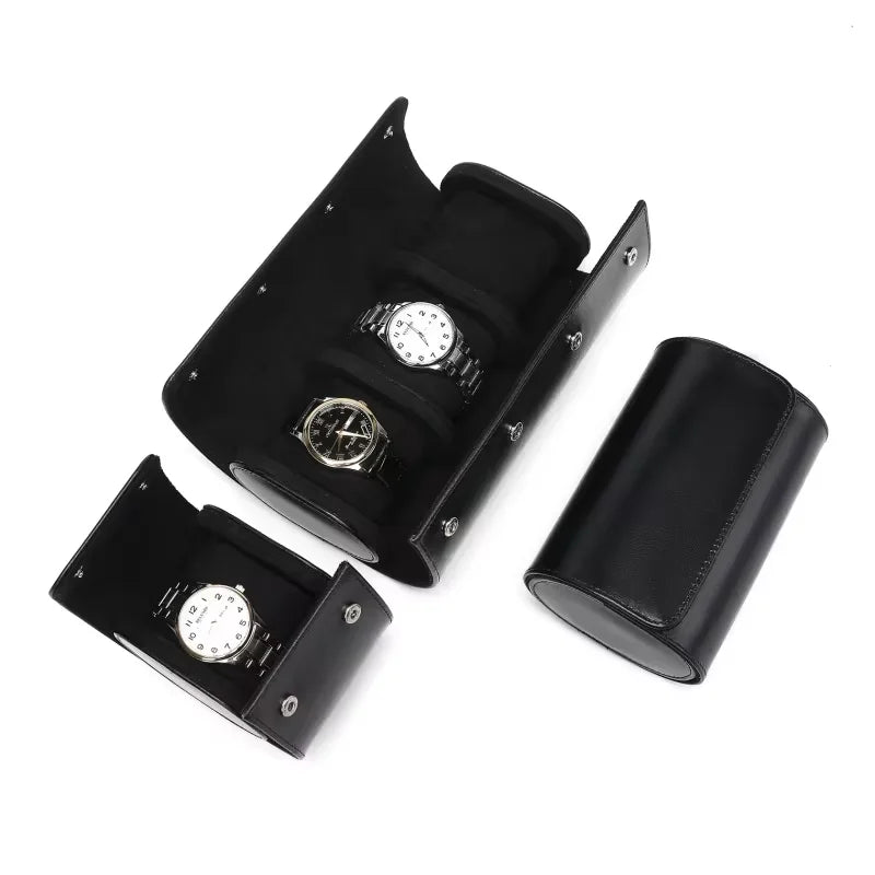 GENTELUXIO™ Embers Luxury Leather Watch Roll