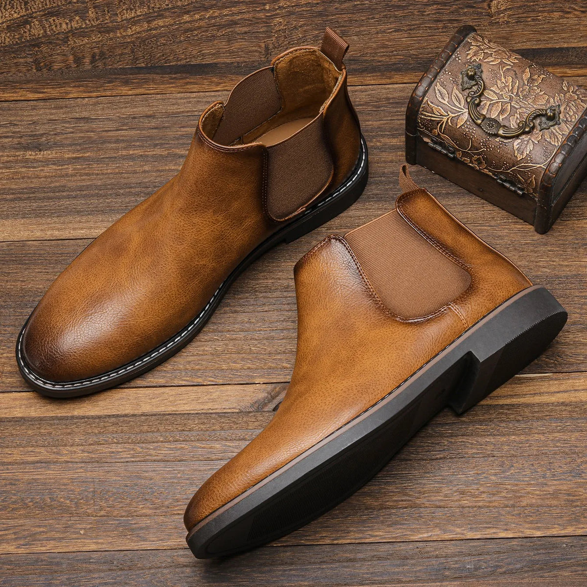 GENTELUXIO™ Sovereign Men’s Retro Chelsea Boots