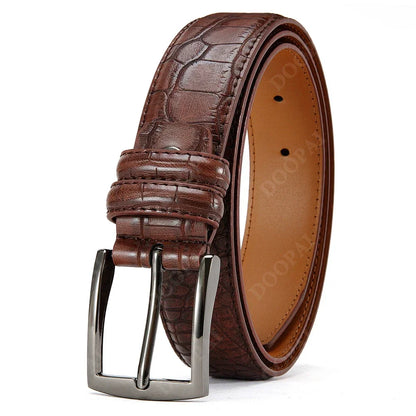 GENTELUXIO™ Sovereign Automatic Leather Belt – Premium Luxury Dress Belt