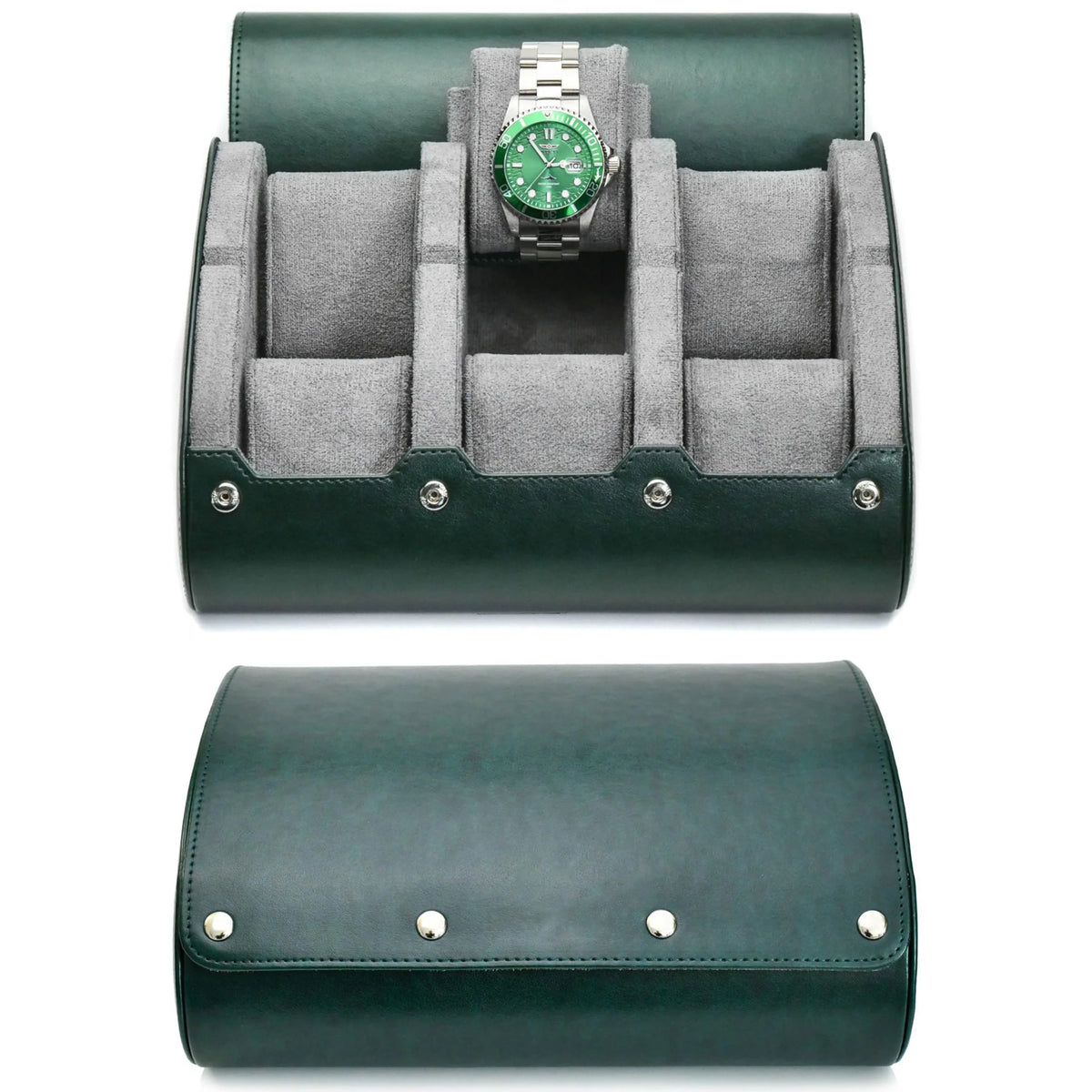 GENTELUXIO™ VoyageSix 6-Slot Watch Travel Case