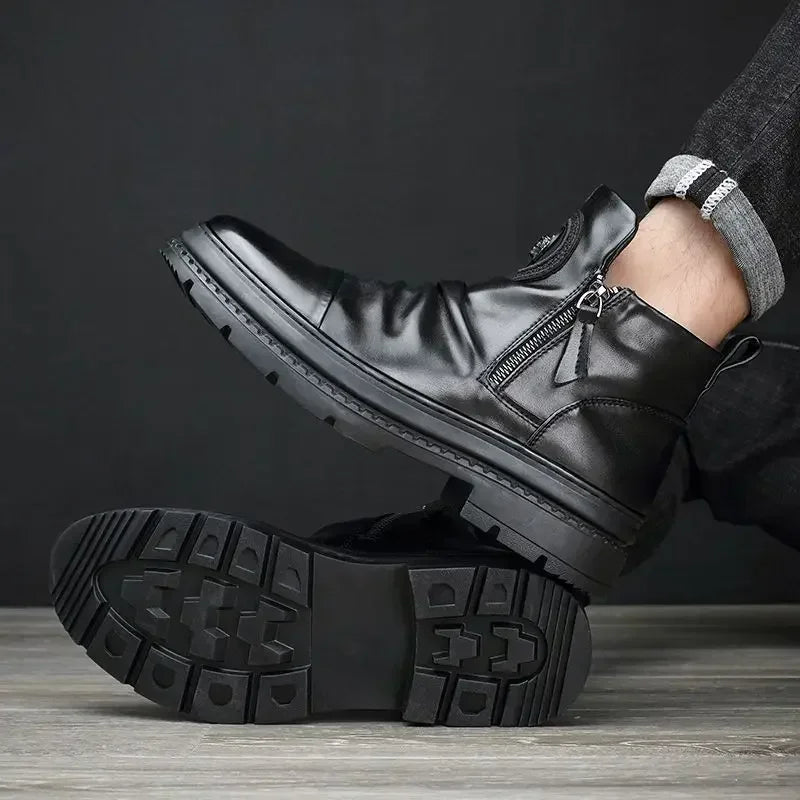 GENTELUXIO™ Monarch Chelsea Boots – Premium Waterproof Rubber Boots